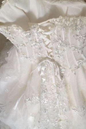 Romantic A-line wedding gown