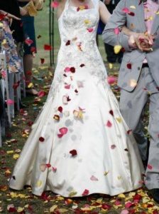 Beautiful Duchesse Satin Wedding Dress