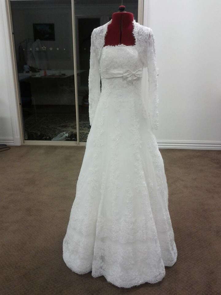 Pronovias Barcelonas Lace Bridal Gown