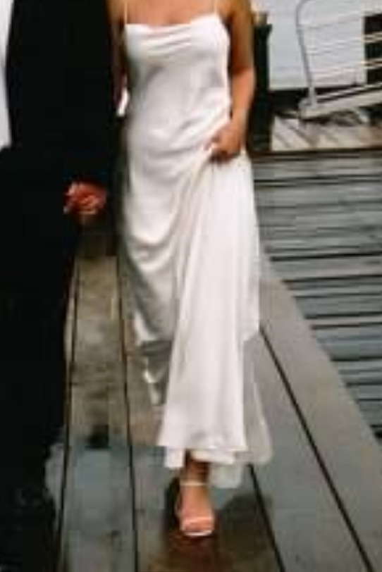 Wendy Makin ivory silk gown