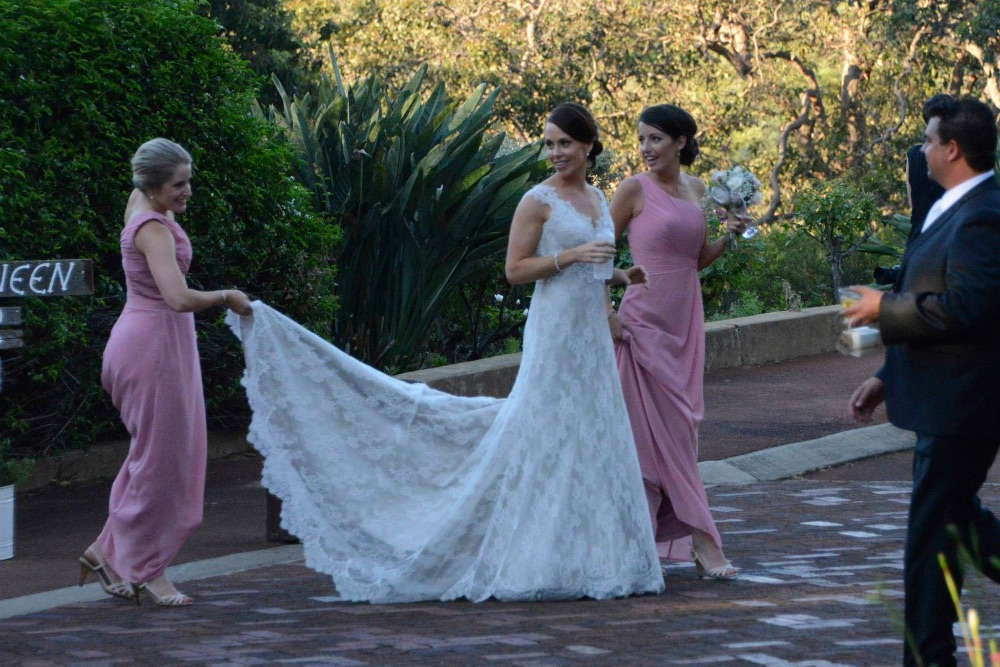 Stunning Couture Italian lace wedding gown