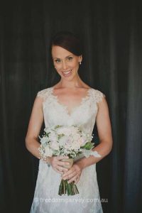 Wedding front on