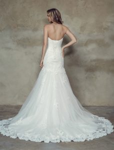 New** 2015 Style Mia Solano Wedding Dress Gown, Veil and Hair Piece
