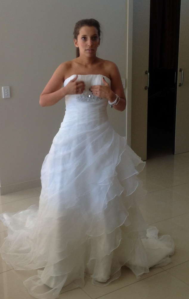 Brand New, Custom Made Bridal Gown- Fits Size  6-12