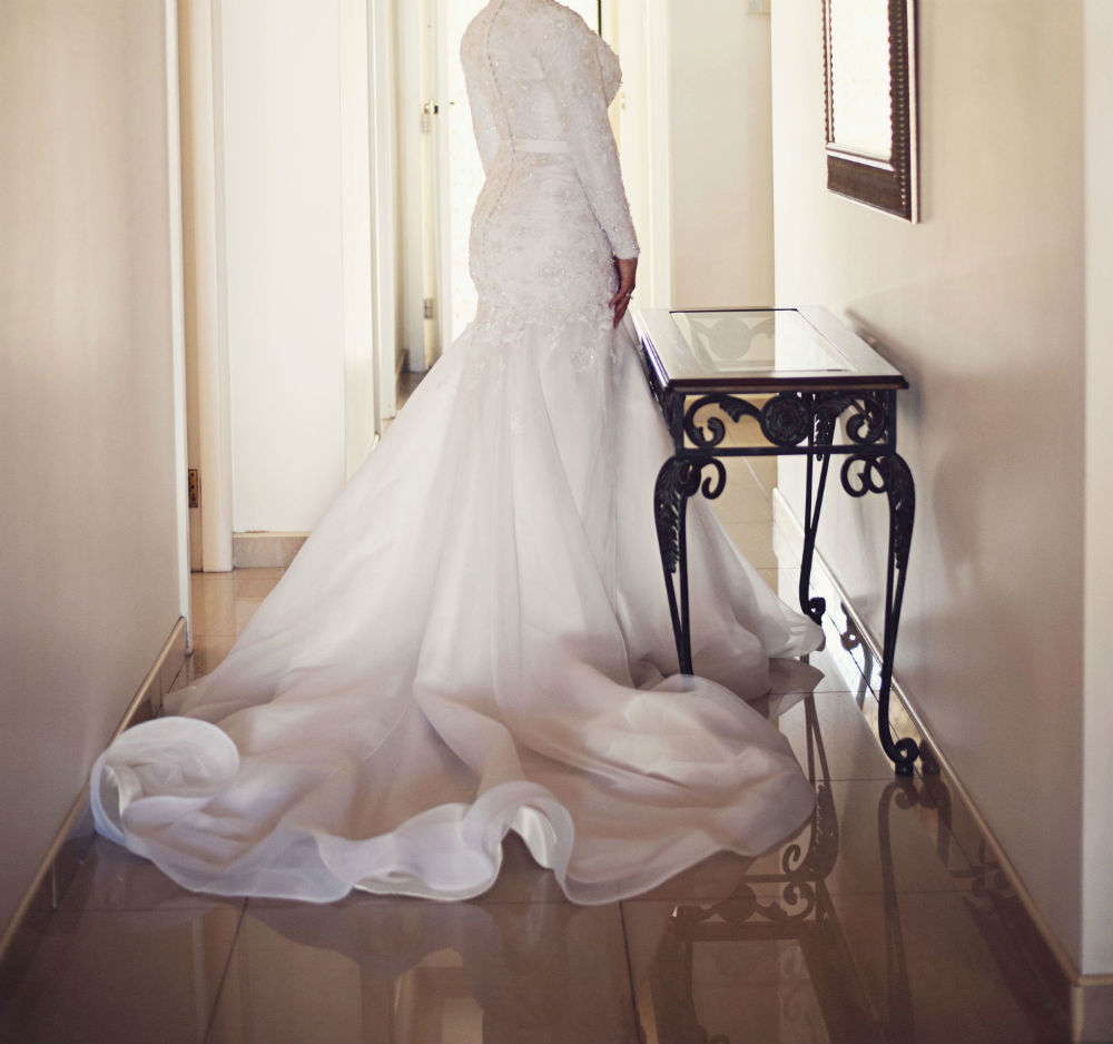 Stunning Norma Bridal Lace and Organza Wedding Dress