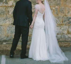 Vintage inspired wedding dress