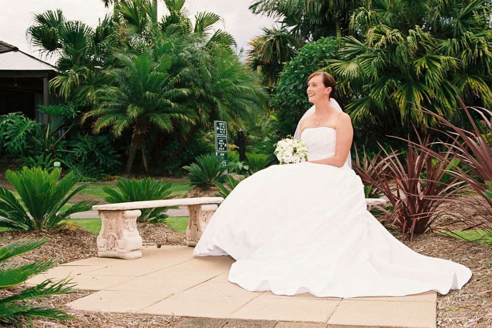 Justin Alexander couture gown