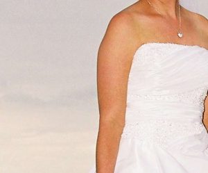Justin Alexander couture gown