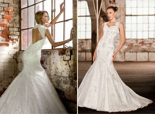 Essence of Australia Wedding Dress D1264 Size 12 Mermaid Fishtail