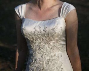 Beautiful Duchesse Satin Wedding Dress