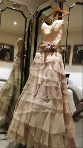 Unique, Elegant and Simply Stunning – size 6-8 Justin Alexander drop-waist gown