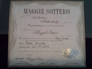 Certificate of authentication