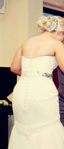 back of dress