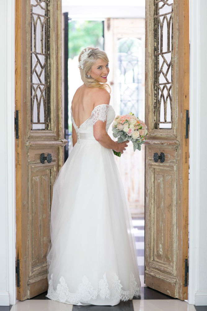 Gorgeous Lace Ivory Gown