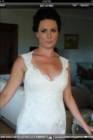 Vintage style wedding dress