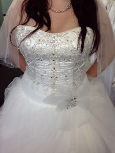 Maggie sottero wedding dress size 16 katelynn