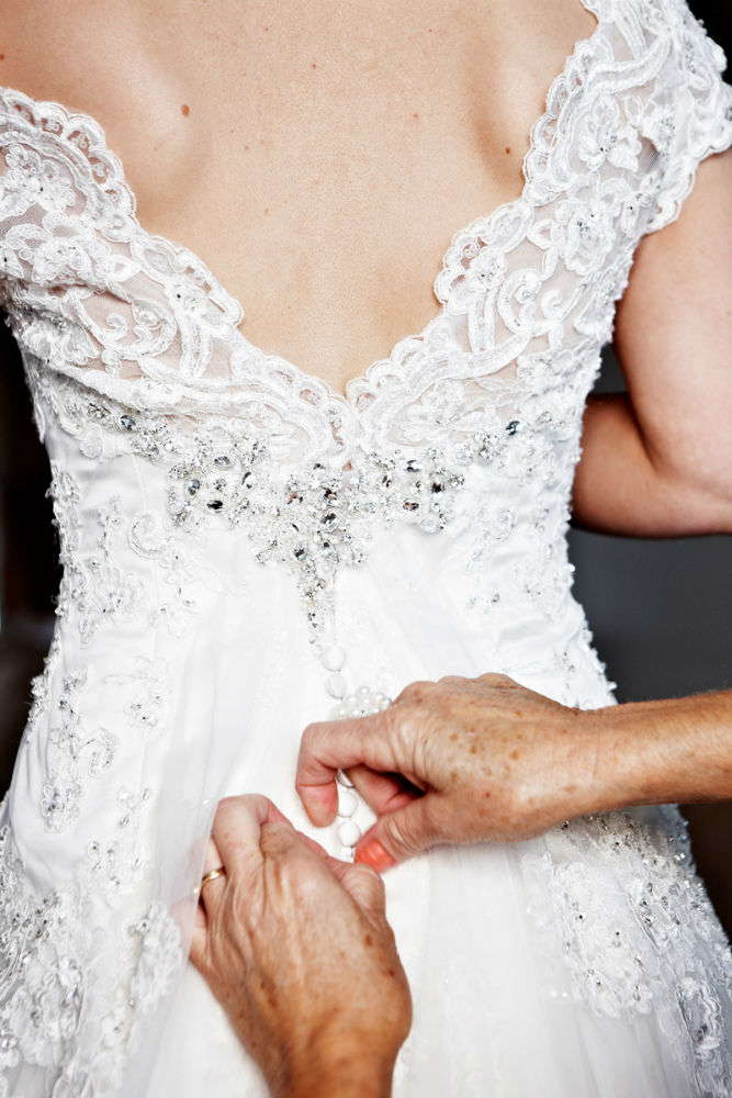 Vintage style lace gown with sleeves by Sottero & Midgley – style name “Shanna”
