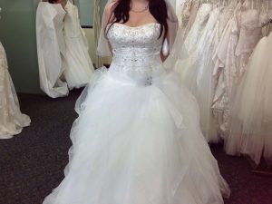 Maggie sottero wedding dress size 16 katelynn