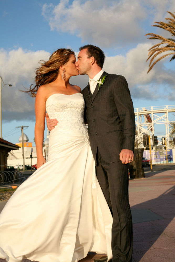 Beautiful gown taken in to a 12- hoop and veil included!
