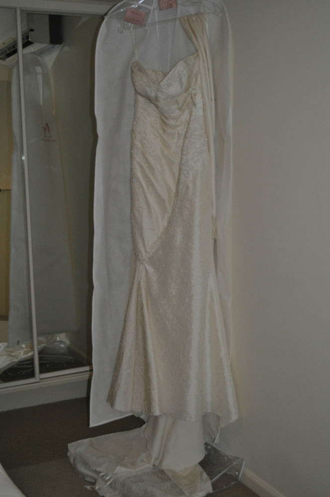 W1 Pronovias Ivory Wedding Dress
