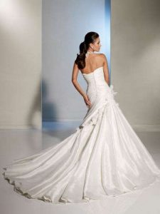 Back of dress