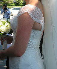 Simonelli Size 10 Lace Chanel Gown