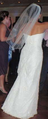 Mariana Hardwick crystal and beading detailed wedding dress