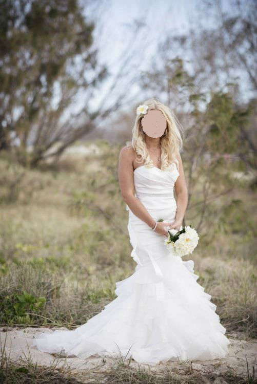 Beautiful Mikaella Mermaid Style Wedding Gown