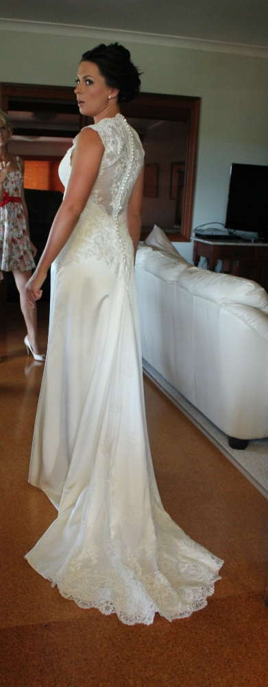 Vintage style wedding dress