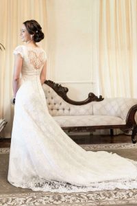 Wedding dress back