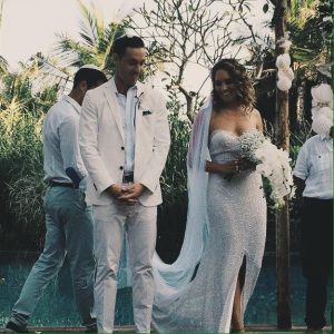 Custom made Lilli Marcs Beaded Bridal Gown