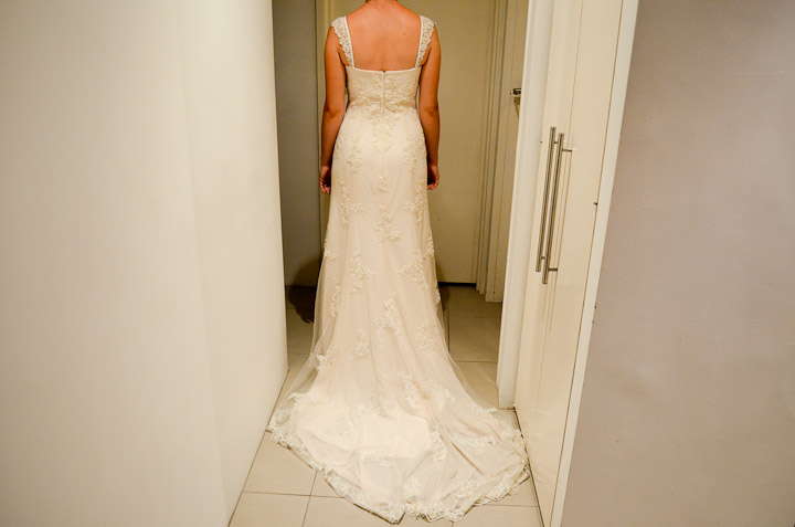Bella Donna lace/beaded elegant Bridal Gown.  Size 10