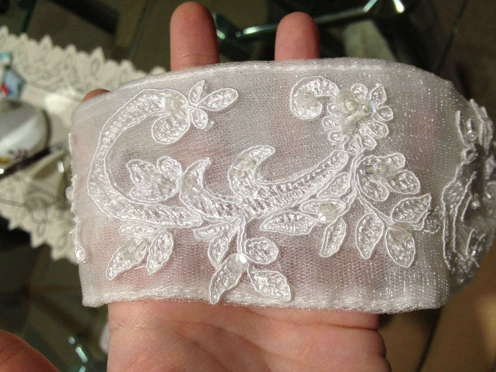 Brand new white lace gown