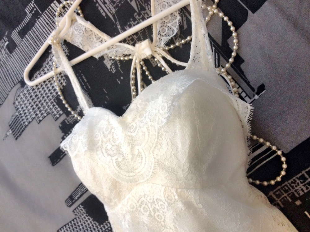 Brand New Swarovski Crystals & Pearls Wedding Dress