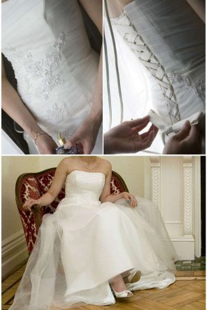 Beautiful Fit-to-Flare Wedding Dress *Professionally Laundered*