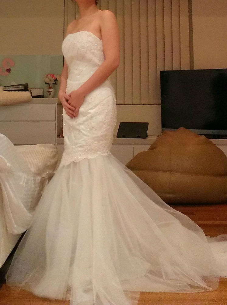 Mermaid strapless size 8