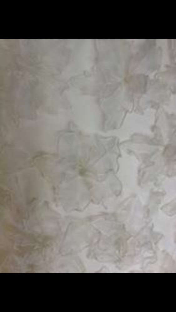 Unique A line white wedding dress