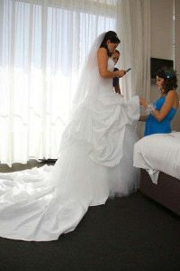 train of dress