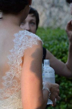 Stunning Couture Italian lace wedding gown