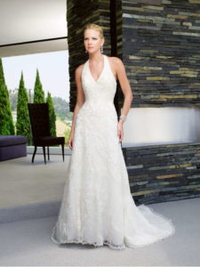 Halter Top Neckline wedding dress