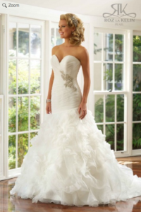 Roz lakelin mermaid wedding dress