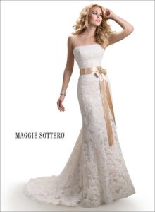lace wedding dress by maggie sottero